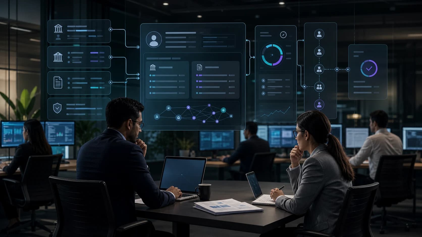 Finance and procurement reviewers using governed vendor bank change fraud AI with source-linked supplier records payment evidence approval gates and audit trails