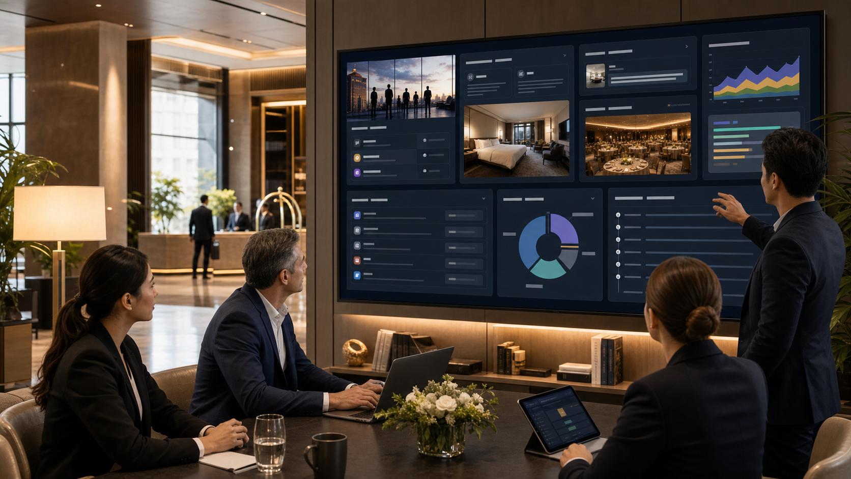 Governed OPAG hospitality AI agent preparing group sales handoff packets for event inquiries, room blocks, banquet needs, revenue review, reservations, and property operations